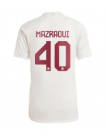 Bayern Munich Noussair Mazraoui #40 Alternativní Dres 2023-24 Krátký Rukáv